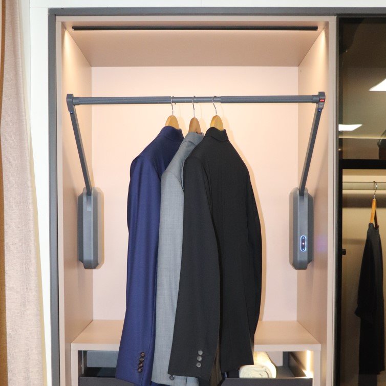 EB-Lift Electric - 15 (With Remote) Wardrobe Lift Up Wardrobe Items - My Home Studio